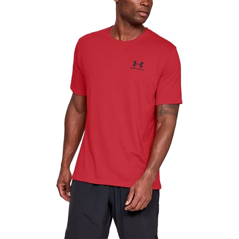 T-shirt męski, czerwony, Under Armour