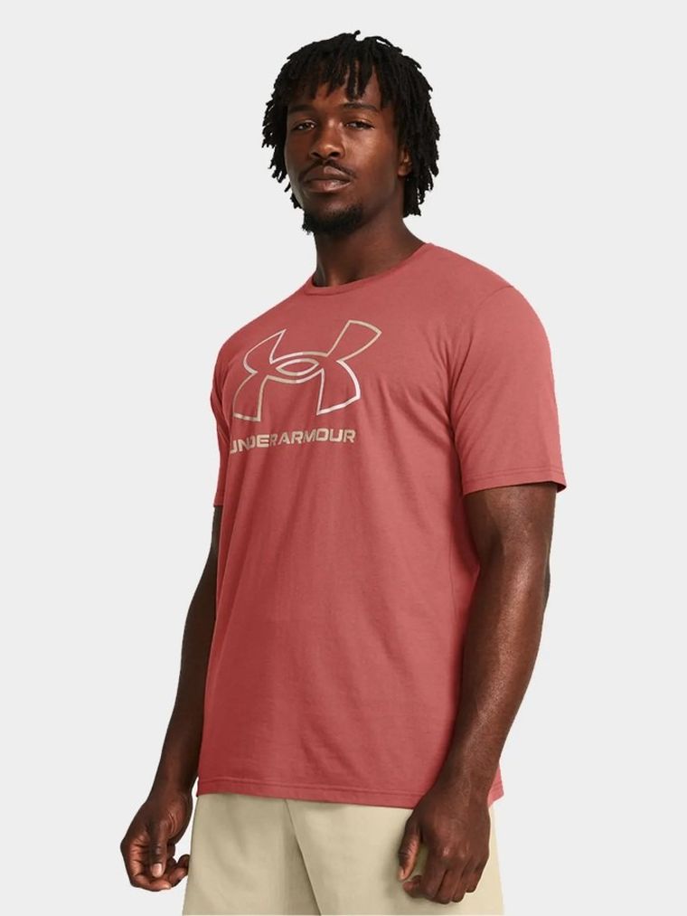 T-shirt męski, czerwony, Under Armour