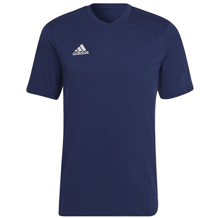 T-shirt męski, granatowy, Adidas Entrada 22 Tee