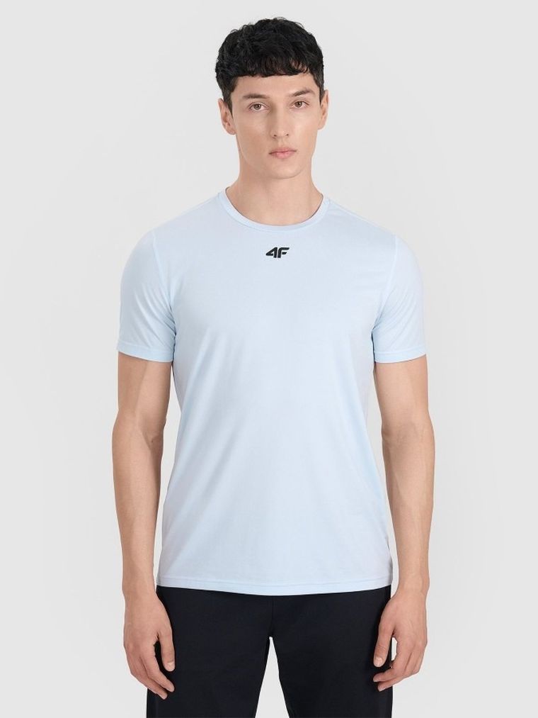 T-shirt męski, niebieski, 4F