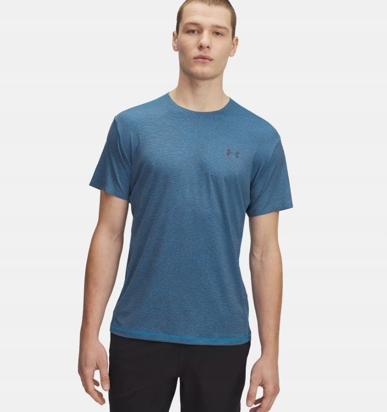 T-shirt męski, niebieski, Under Armour