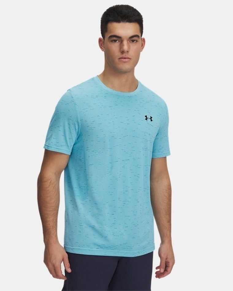T-shirt męski, niebieski, Under Armour