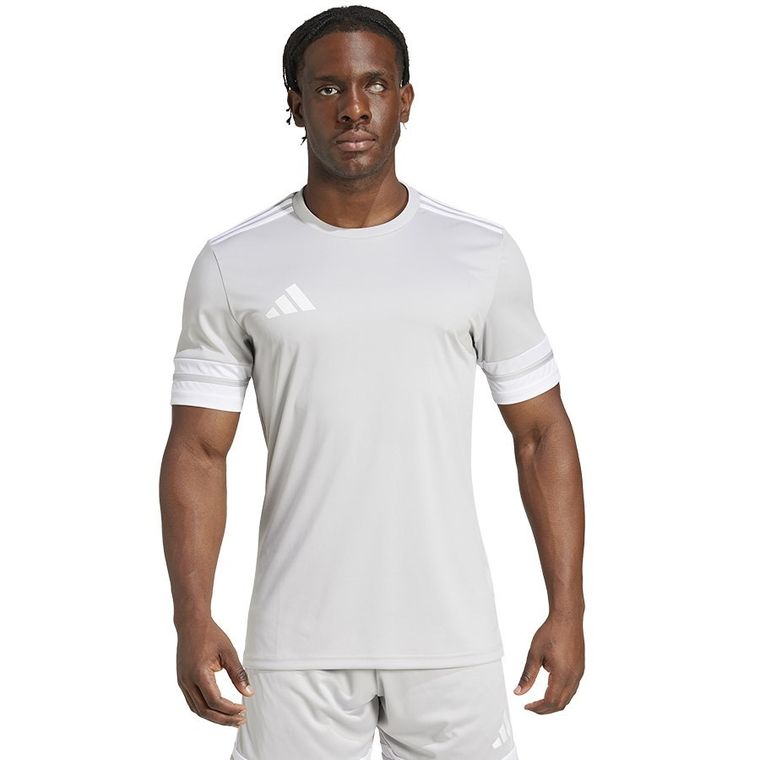 T-shirt męski, szary, Adidas Squadra