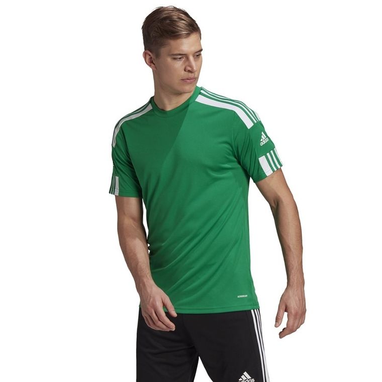 T-shirt męski, zielony, Adidas Squadra 21 JSY