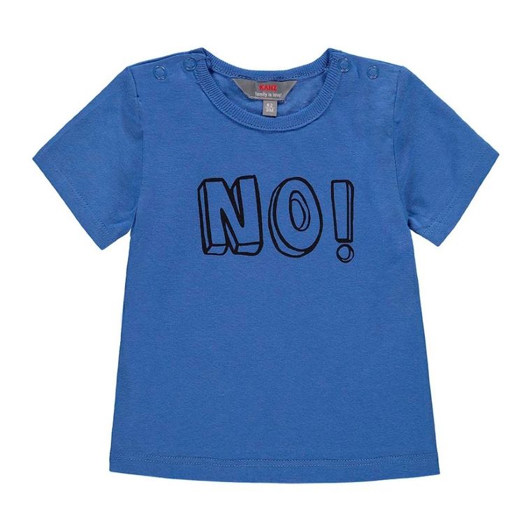 T-shirt niemowlęcy, niebieski, Kanz
