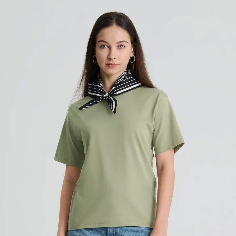 T-shirt regular z bawełny czesanej NOWEAR