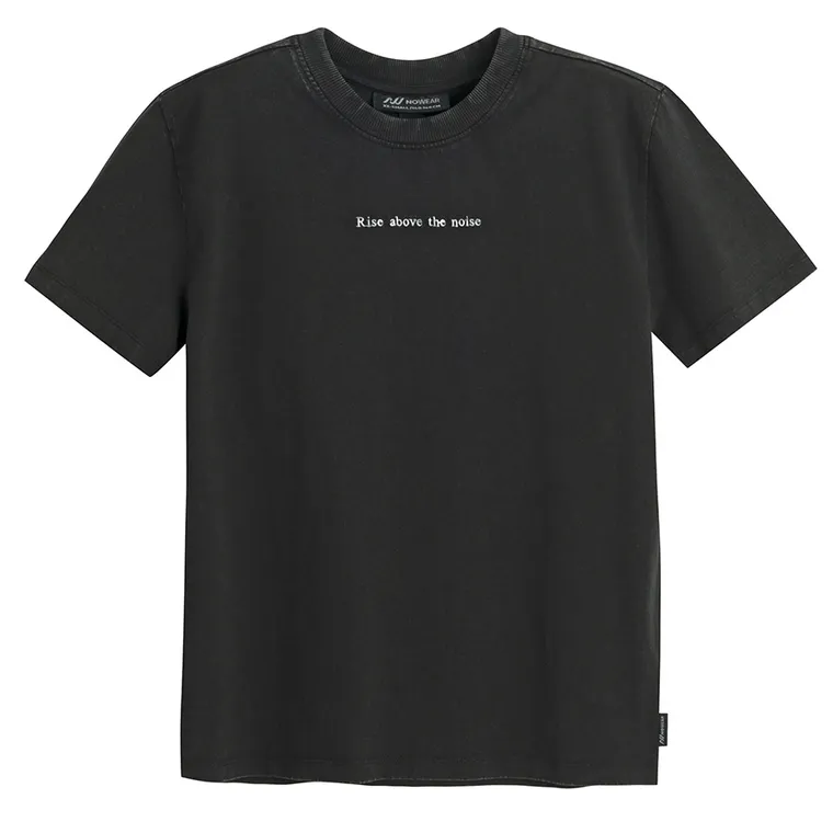 T-shirt regular z bawełny czesanej NOWEAR