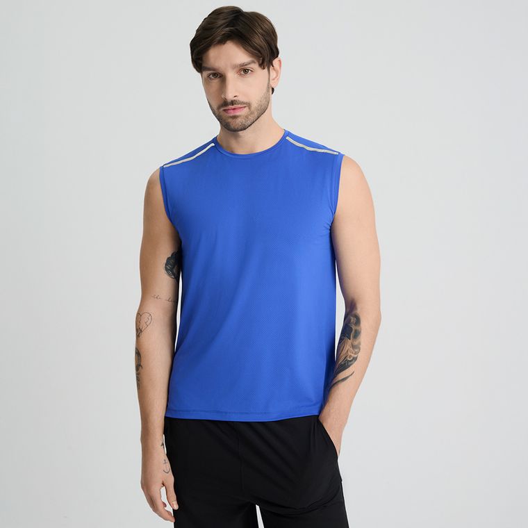 T-shirt treningowy bez rękawów z technologią Cool Dry NOWEAR
