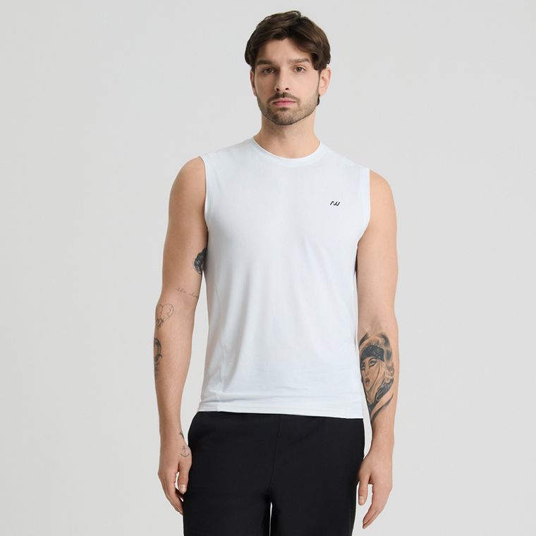 T-shirt treningowy bez rękawów z technologią Cool Dry NOWEAR