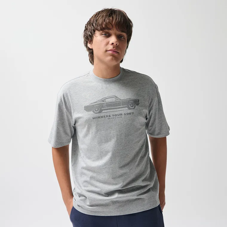 T-shirt z nadrukiem oversize NOWEAR