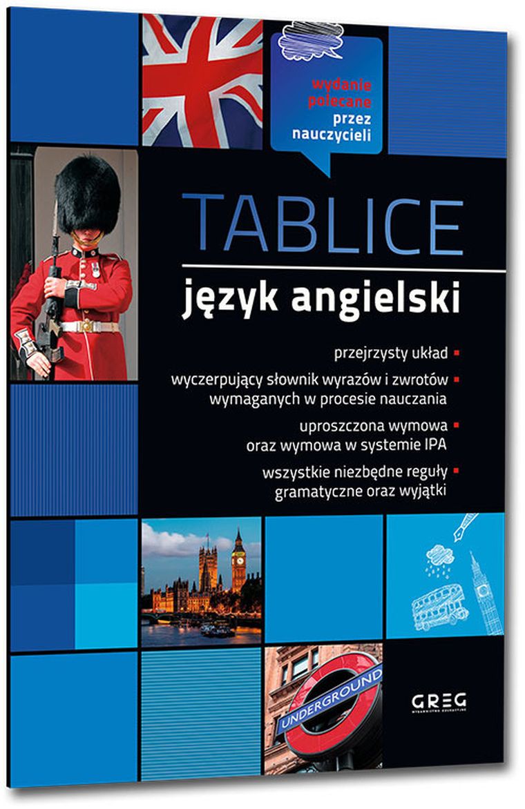Tablice: język angielski
