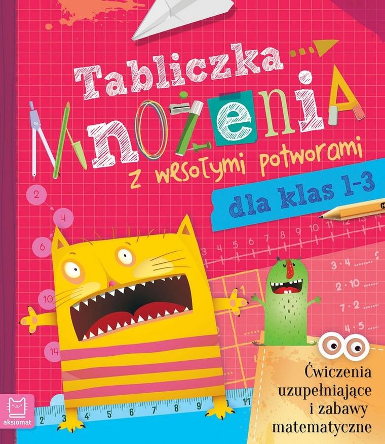 Tabliczka mnożenia z wesołymi potworami. Klasa 1-3