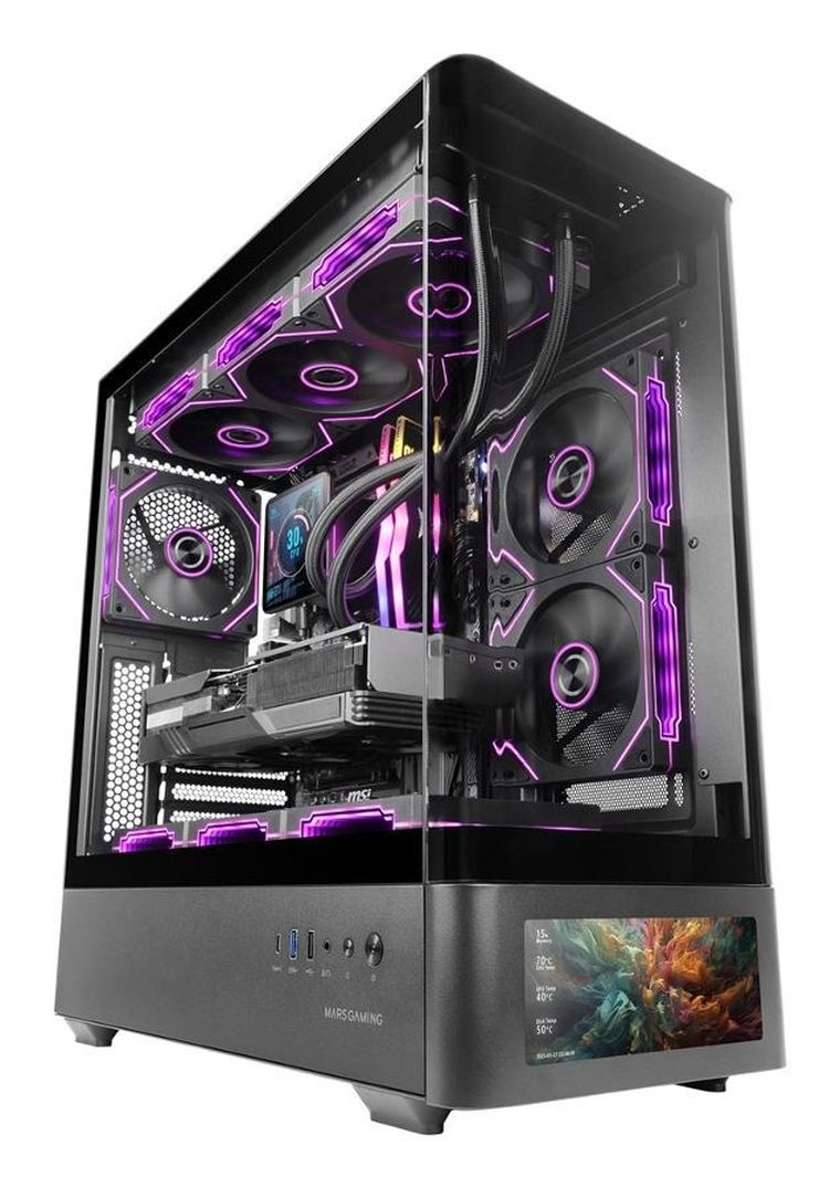 Tacens, Mars, obudowa komputerowa, MC-LCDPRO, 7.2", IPS LCD ATX