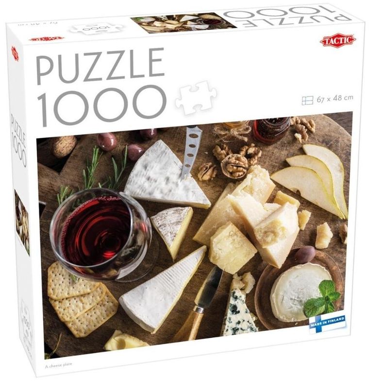 Tactic, A cheese plate, puzzle, 1000 elementów