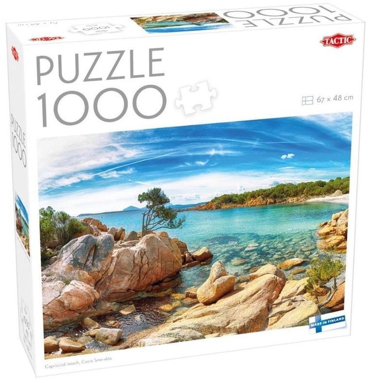 Tactic, Capriccioli beach, Costa Smeralda, puzzle, 1000 elementów