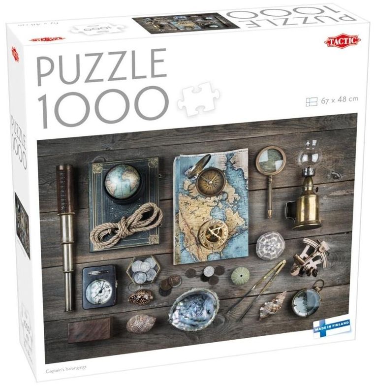 Tactic, Captain's belongings, puzzle, 1000 elementów