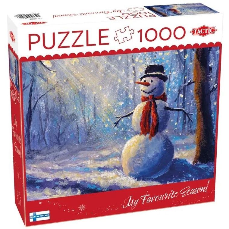 Tactic, Happy Snowman, puzzle, 1000 elementów