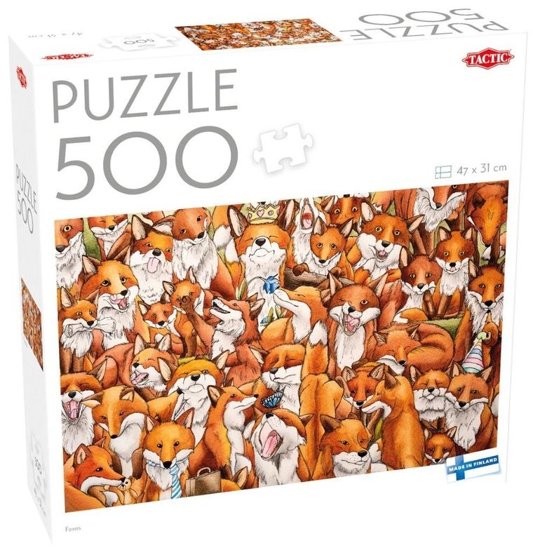 Tactic, Lisy, puzzle, 500 elementów