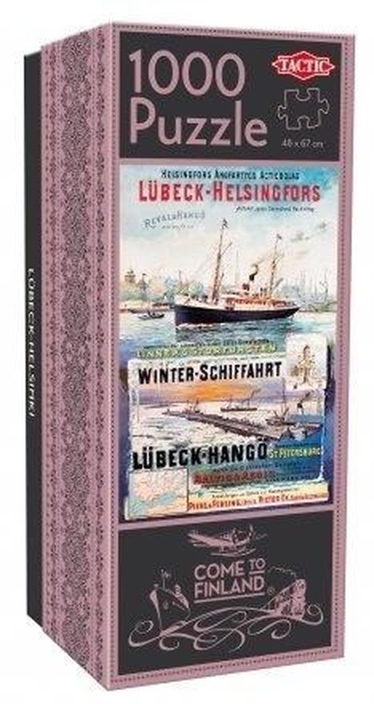 Tactic, Lubeck-Helsinki, puzzle, 1000 elementów