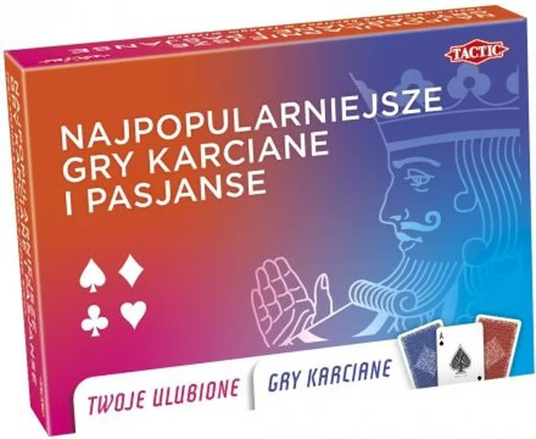 Tactic, najpopularniejsze gry karciane i pasjanse