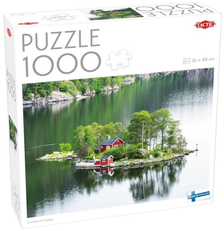 Tactic, Scandinavian cottage, puzzle, 1000 elementów
