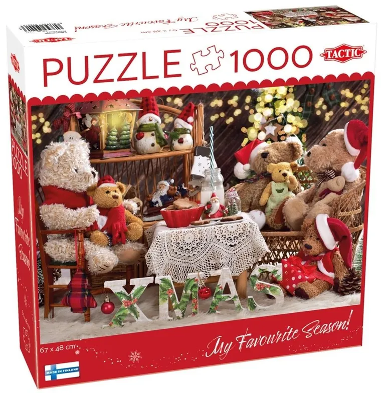 Tactic, Teddy Bear Family, puzzle, 1000 elementów