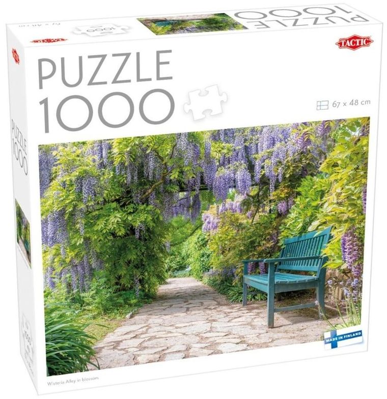 Tactic, Wisteria Alley in blossom, puzzle, 1000 elementów