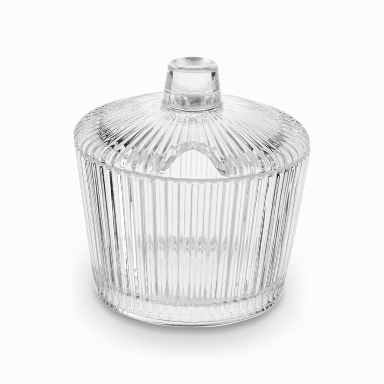 Tadar, Anastazja, szklana cukiernica z pokrywką, 200 ml, color box