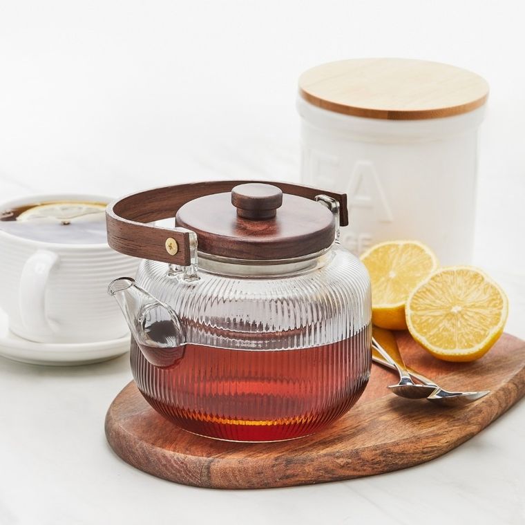 Tadar, Aurora, szklany dzbanek borokrzemowy, szklany zaparzacz, 1l