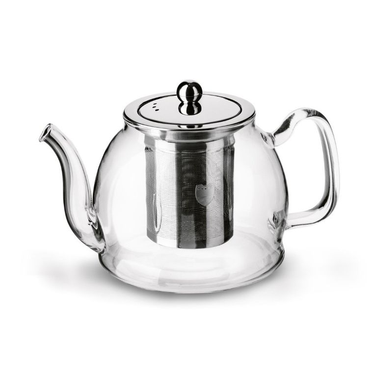 Tadar, Bianca, szklany dzbanek borokrzemowy z zaparzaczem, 1l
