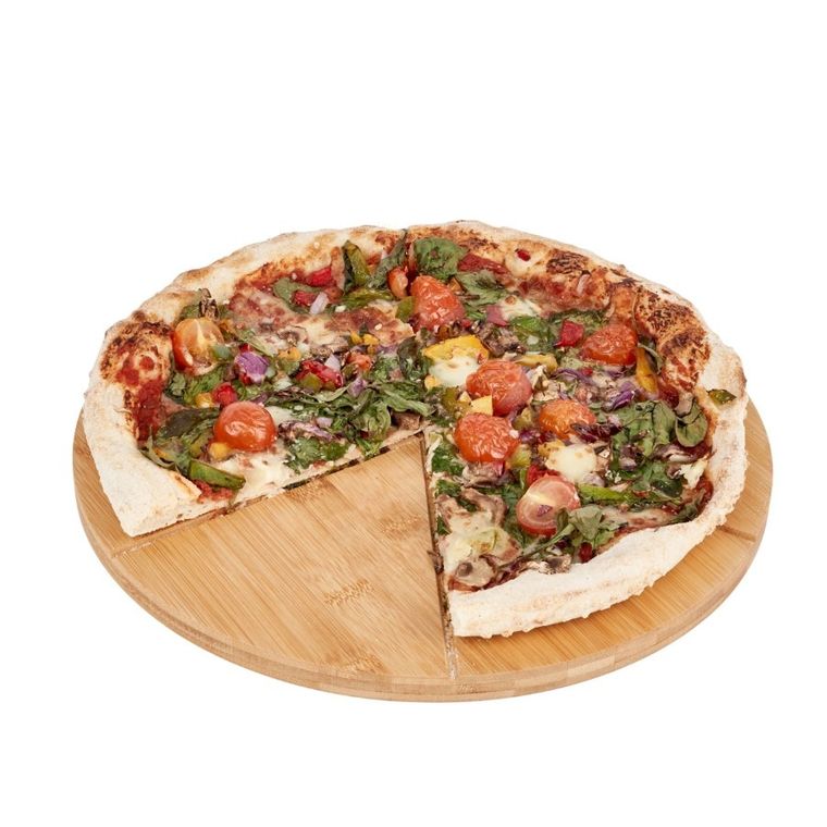 Tadar, drewniana deska bambusowa do serwowania pizzy, 33-1.5 cm