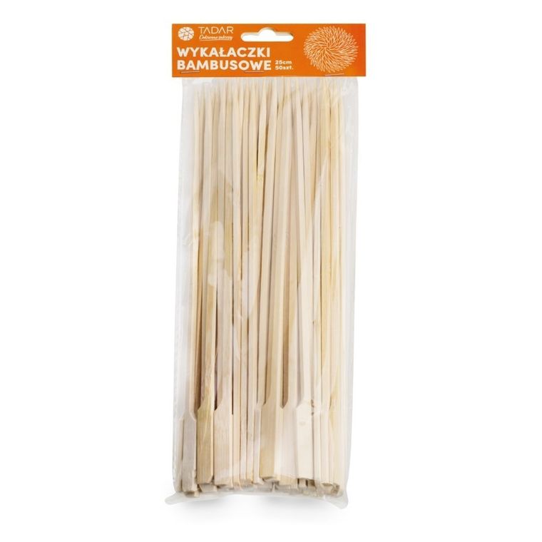 Tadar, drewniane wykałaczki, bambusowem 25 cm, 50 szt.