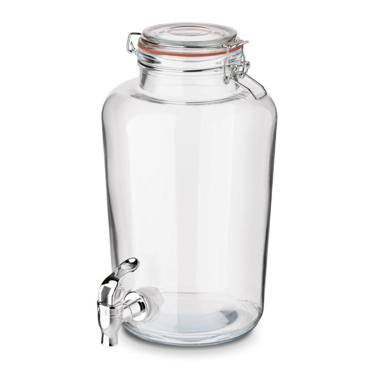 Tadar, Etan, słoik z kranikiem i klipsem, 4 l