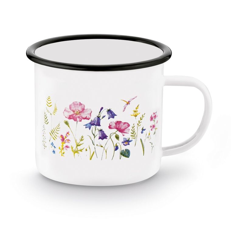 Tadar, Evika, kubek emaliowany, 9 cm, 500 ml