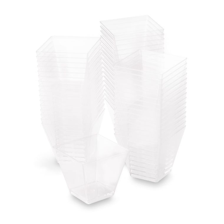 Tadar, Fingerfood, pojemniki na żywność, piramida, 60 ml, 50 szt.