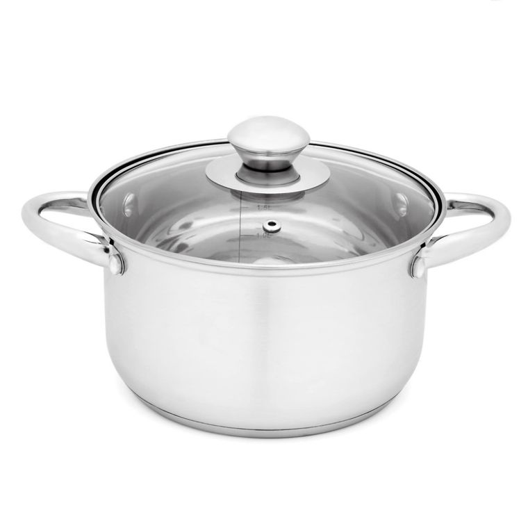 Tadar, garnek stalowy, 20 cm, 3.6l, satynowy, Cori