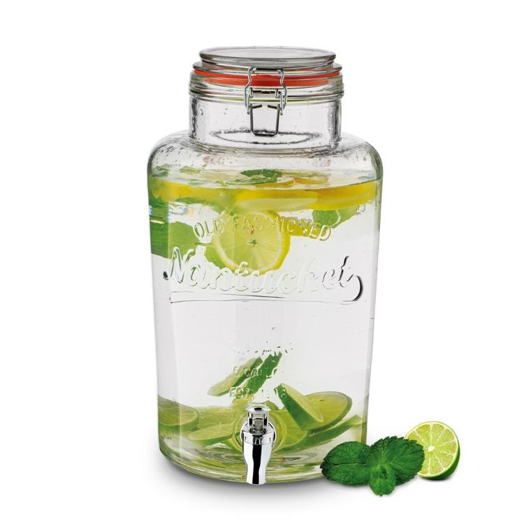 Tadar, Gregi, słoik z kranikiem i klipsem, 6,5 l