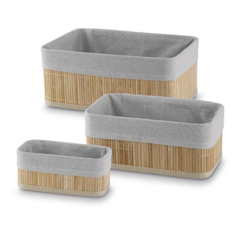 Tadar, komplet koszy bambusowych, 3 szt.