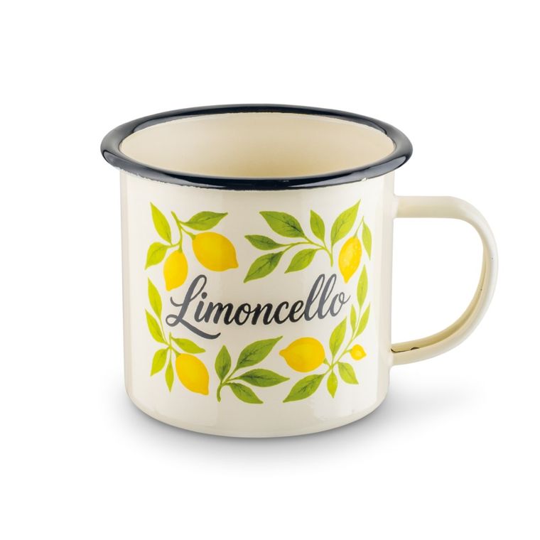 Tadar, kubek emaliowany, limoncello, 9 cm, 500 ml
