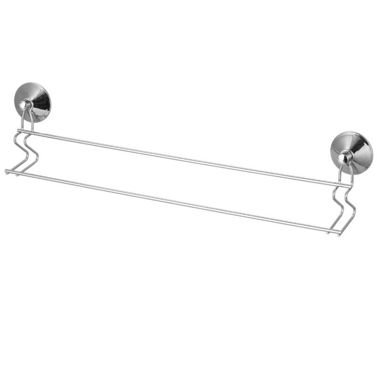 Tadar, Lux, wieszak na ręczniki z przyssawkami, stal chromowana, 50 cm 58-7,5-12,5 cm