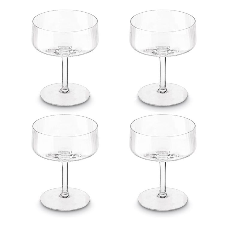 Tadar, Nora, komplet kieliszków do szampana, window box, 280 ml, 4 szt.