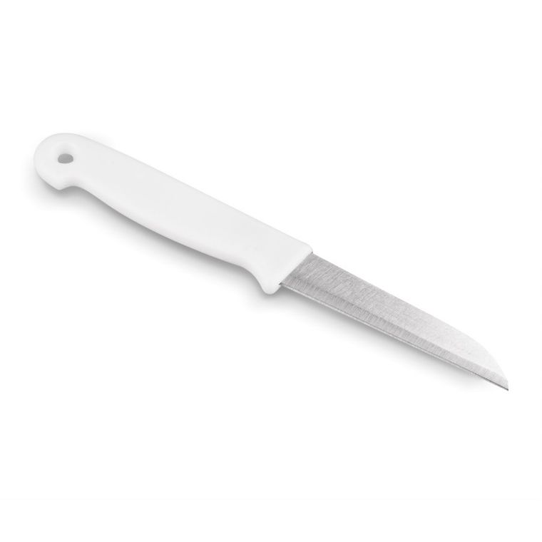 Tadar, nóż do warzyw i owoców, biały, 7,5 cm