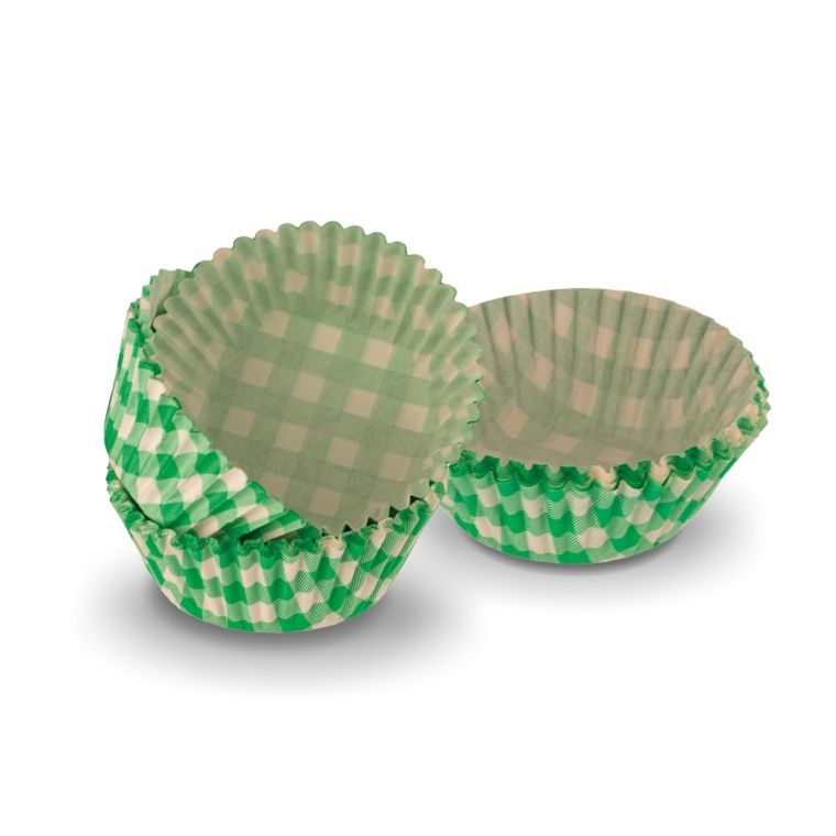 Tadar, papierowe papilotki do muffinek, 60 szt., zielone