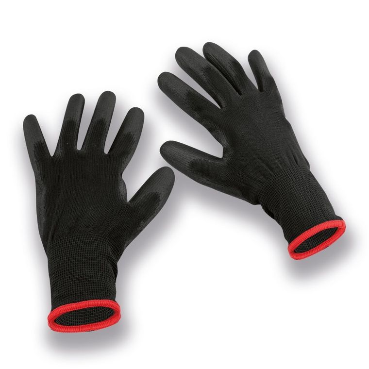 Tadar, rękawice ogrodowe, M/L, czarne