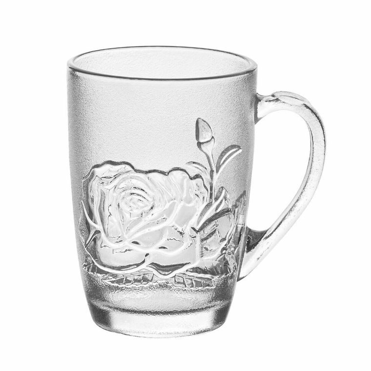 Tadar, Róża, kubek szklany, 415 ml