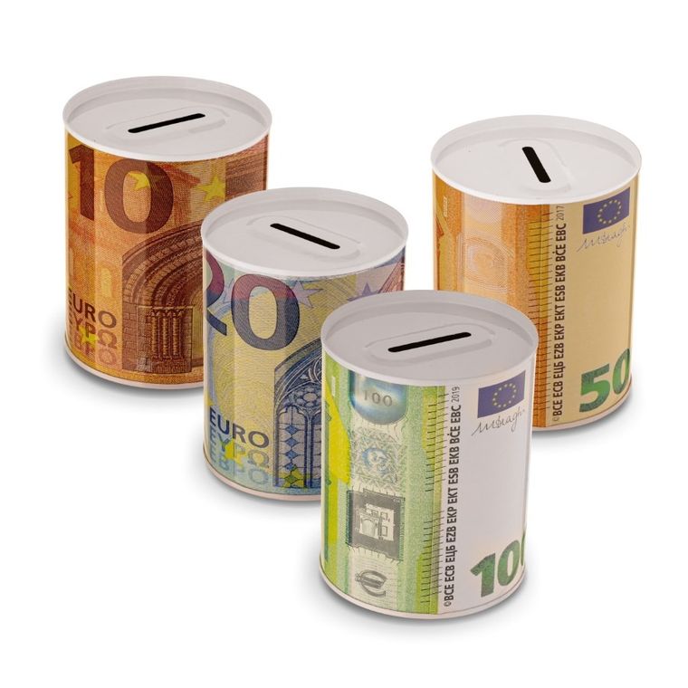 Tadar, skarbonka, puszka, euro, 8-9,5 cm