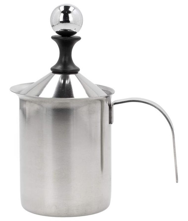 Tadar, spieniacz do mleka nierdzewny, kulka, 800 ml