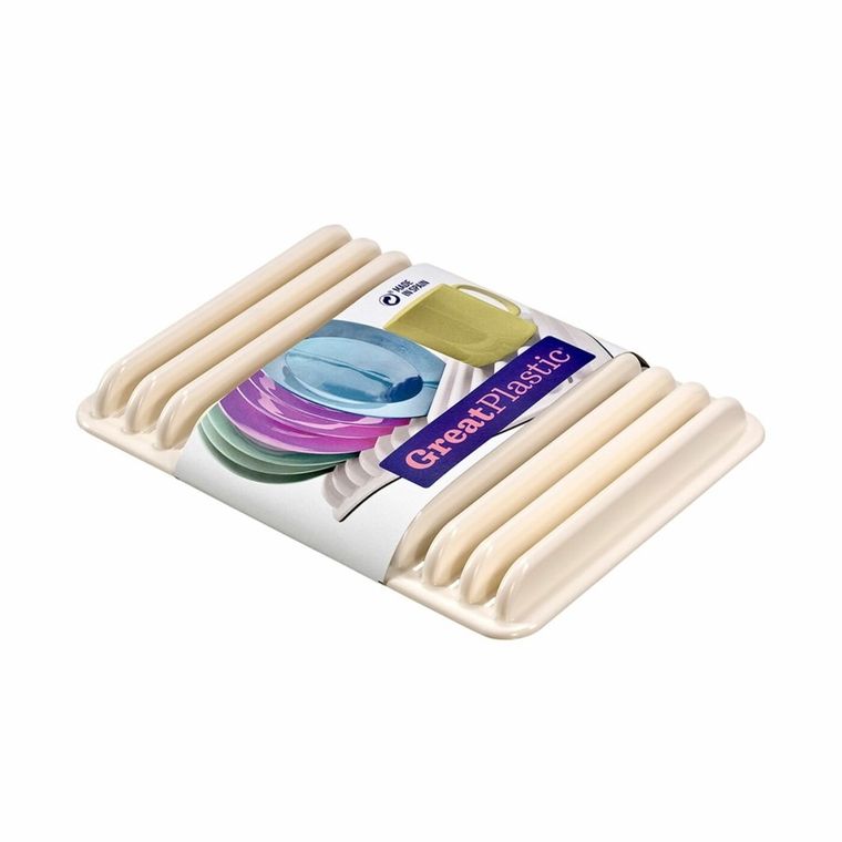 Tadar, suszarka do naczyń, flat, krem, 35,5-26,7-3,3 cm