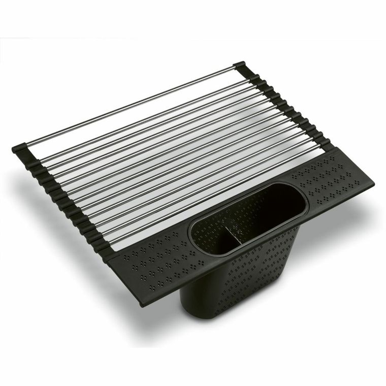 Tadar, suszarka do naczyń z ociekaczem na sztućce, Roll Up, 44-28 cm