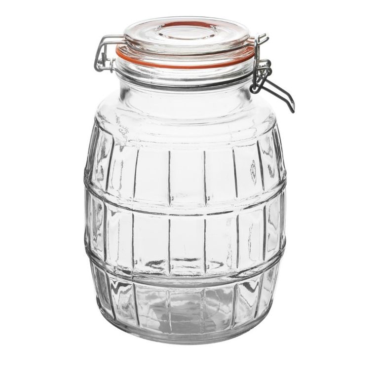 Tadar, szklany słoik beczka, 2,2l